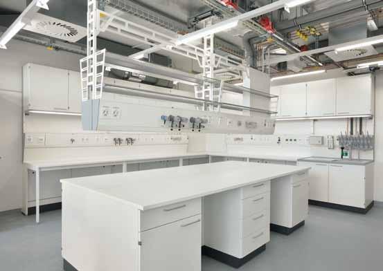 500 m² Labortyp: Biopharmazeutische Forschungslabore Architekt: Herzog & de
