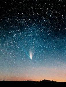 links Sternbild Cassiopeia Komet