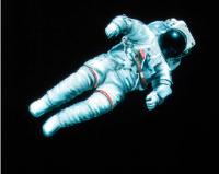 sg066-03 Astronaut, freischwebend im