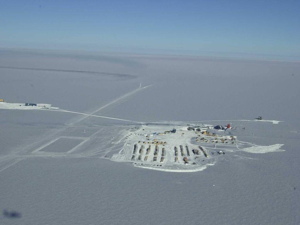 und im Eis: IceCube Südpol Dunkler