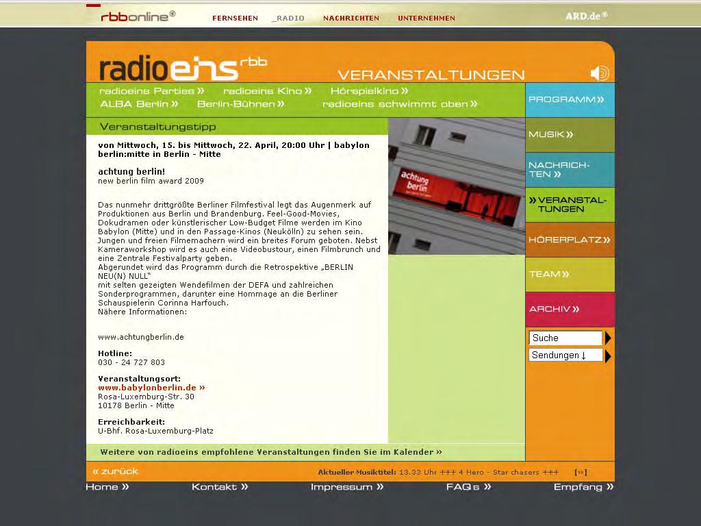 radio eins http://www.