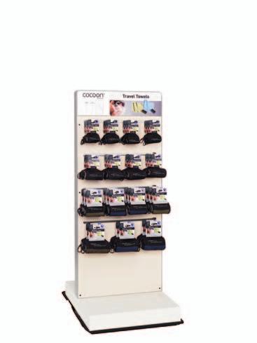 Depending on the base chosen the racks can be >> Display Racks They come with sign holders for slatwalls, for shop systems with vertical slits (max.