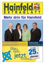 Extrablatt Ihre Kandidaten- das TeamÖVP Hainfeld präsentiert Team und Ziele Packen wir es an: Schandflecke