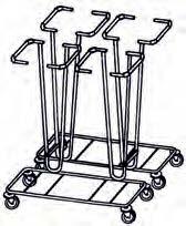 112 cm 36 cm 83,4 cm Picco Novo 60 / III Stahlblech 08121 Edelstahl 08122 für 4 Säcke mit Rutschsicherung aus Stahlblech,