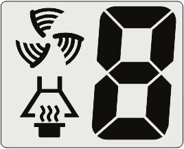 Mit dieser Taste schalten Sie die Zuluft und/oder Abluft ein oder aus. - 1 Mal drücken ZULUFT AUS ( und ABLUFT EIN). - 2 Mal drücken ABLUFT AUS ( und ZULUFT EIN).