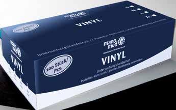 Einwegartikel Vinyl Untersuchungshandschuhe aus transparentem, hochwertigem Vinyl,