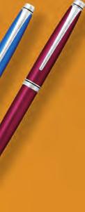 body in 3 colours, clip in  - exclusive gift pen for home, offi ce and school - big container refi ll (ADH0710) AEC2301/ AEH2302/ AED2303 -