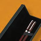 (ADH1988) / Feinmine (ACA0207) MANAGER-SET AMC2420 - ball pen/fountain pen set, metal body black and silver, clip in silver colour in elegant gift box -