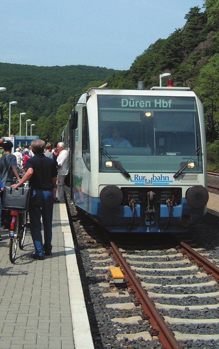Im Kreis Düren wird gefeiert Am 1. 9. 1903 war es soweit die ersten Züge rollten auf der Strecke zwischen Düren und Heimbach.