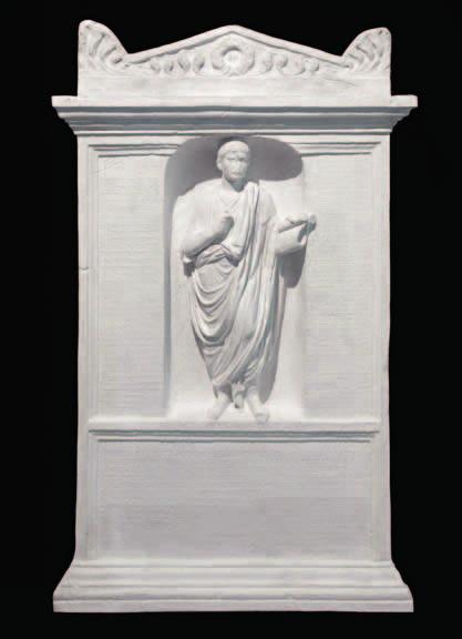 Zeitpunkte Römischer Grabstein für Quintus Sulpicius Maximus mit griechischem und lateinischem Text, 94 100 n. Chr.