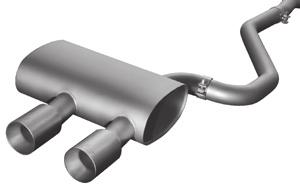 Cat-Back system: Sport exhaust in connection with front silencer or Racing tube. 957204 0000 957204 0300 951303 HES 956108 5598C Golf VI R, Typ 1K, 2010=> Golf VI R, type 1K, 2010=> 2.