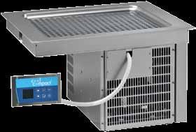 Kühlwannen Cooling Trays KühlPLATTE STILLE KüHLUNG GN1/1 STATIC Cooling PLATE GN1/1 Kühlplatte für GN1/1 zum Einbau in eine bauseitige tragfähige Abdeckung, elektronische Regelung.