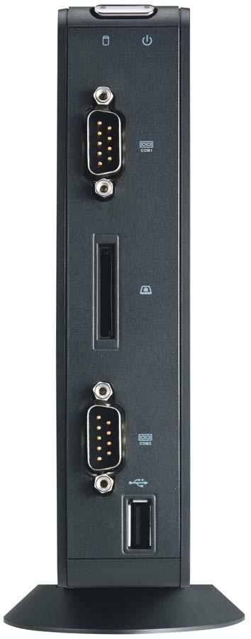 Shuttle Slim PC System XS3600BA V4 Anschlüsse Vorderseite Rückseite 1 Ein-/Aus-Button A Mikrofon-Eingang I HDMI-Anschluss 2 Betriebsanzeige LED B Kopfhörer-Ausgang (Line-Out) J DisplayPort