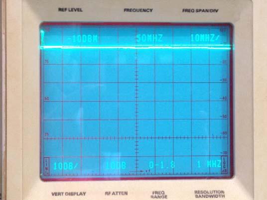 3.3) Messung des Dämpfungsverlaufs im Frequenzbereich von 1 100MHz Spektrumanalysator Tracking- Generator fe=0-100mhz Pe-10dBm Pe= -10dBm Regelbares PIN-Dioden Dämpfungsglied 0.