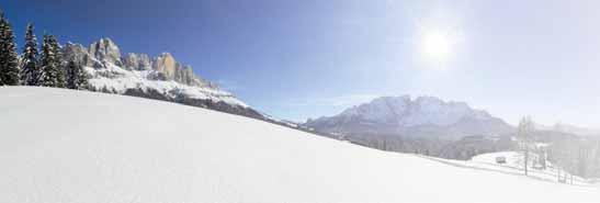 HIGHLIGHTS IN CAREZZA UND OBEREGGEN Neue Dolomiti-Panoramatour-Skisafari 12. Januar bis 30. März 2017, Donnerstag, 9.00 16.30 Uhr Start ab Carezza: 19. Januar, 2. Februar, 16. Februar, 2. März, 16.