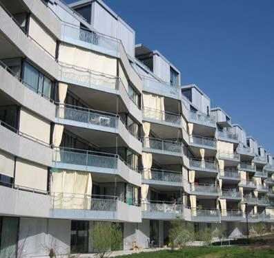 der Stadt Bern. In ihm ist ein vielfältiges Wohnungsangebot untergebracht, so befinden sich z.b. 1-Zimmer-Lofts, 3-Zimmer-Maisonette-Wohnungen oder auch eine 5-Zimmer-Attika-Maisonette-Wohnung im Langhaus.