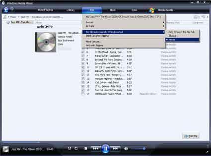 Übertragen von Titeln von einer CD Sie können Musik von einer CD auf den GoGear Opus übertragen.
