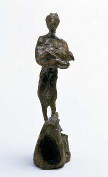 49. "Kleine schwarze Figur" II Bronze, 2005 21,3 x