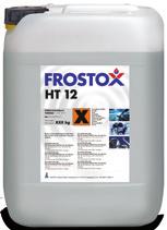 Produktübersicht Automobil FROSTOX HT12 FROSTOX HT12 ist das modernste Premium-Kühlerschutzkonzentrat der FROSTOX Serie auf Basis von Monoethylenglykol.