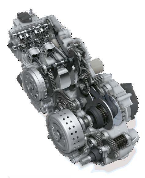 Technische Details Motor & Getriebe: Überarbeiteter Motor und Getriebeabstimmung.