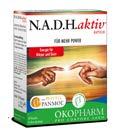 N.A.D.H.aktiv KAPSELN Folgende wertbestimmende Faktoren sind in einer Tagesdosis (= 1 Kapsel) N.A.D.H.aktiv enthalten: pro Tagesdosis (= 1 Kapsel) Stabilisiertes NADH 10 mg Die Werte der Inhaltsstoffe beruhen auf Durchschnittsanalysen.