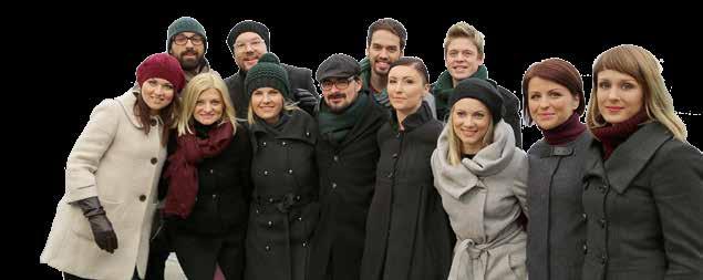 Latvian Voices & Viva Voce Neues A-Cappella-Projekt entführt in eine Winterweihnachtswelt Fünf Herren aus Ansbach, nämlich Viva Voce, und sieben Damen aus Riga, die Latvian Voices, veröffentlichen