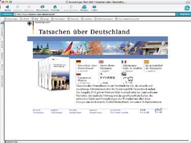 Tatsachen über Deutschland Online-Portal