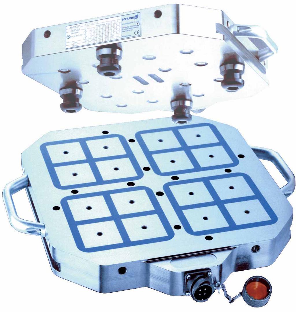 eeignet ist die ElektropermanentMagnetspanntechnik von SCHUK für unterschiedlichste Branchen wie Formen, Anlagen und Maschinenbau.