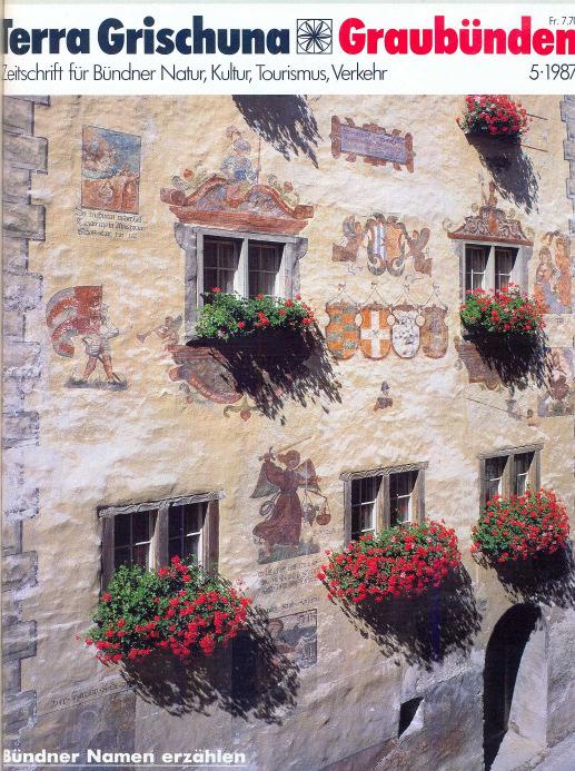 - 2-1987 Burgen und ihre Namen in Graubünden
