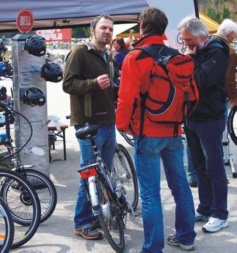 Im Rahmen der Fahrradmärkte und anderer PR- Maßnahmen könnten diese aktiv beworben werden.