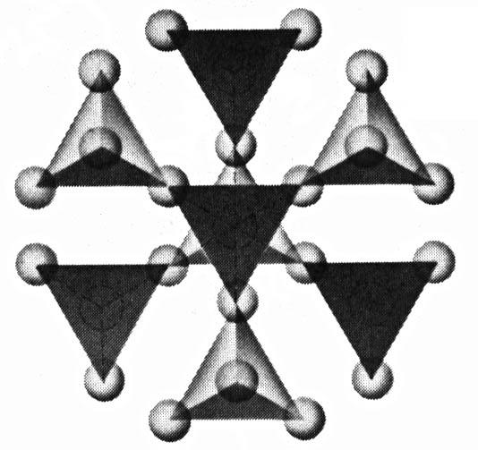 Die wichtigsten (gesteinsbildenden) Mineralgruppen: Silikate Gerüstsilikate = Tektosilikate Dreidimensionale unendlich ausgedehnte Anordnung von [SiO 4 ] Tetraedern.