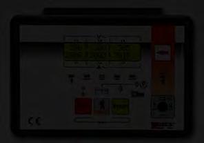 Manuelle Steuerung CAM-109/CAM-120: Anzeigen: - 3x Phasenstrom - 3x Spannung (L-N und L-L) - Frequenz - Füllstand - Kühlwassertemperatur - Öldruck - Betriebsstunden - Werte von Motorsteuergerät (nur