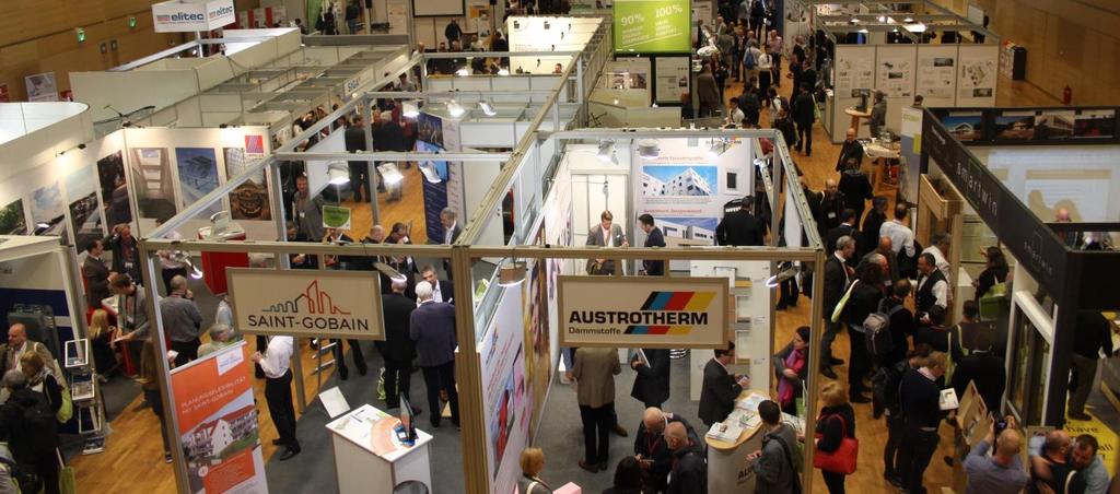 Die Passivhaus-Fachausstellung im Messe Wien Congress Center, die gleichzeitig mit der Passivhaustagung stattfindet: Immer mehr Hersteller lassen ihre Produkte zertifizieren.