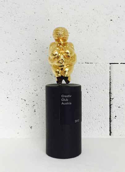 Creativclub Austria - goldene Venus für Verpackungsdesign Bei der CCA-Awardshow 2017 wurden die größten Kreativleistungen Österreichs gekürt.