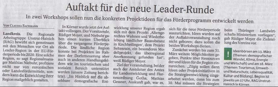 129 Presse 2: Thüringer Allgemeine (TA), 11.03.