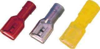Isolierte Verbinder Werkstoff: Ms, Oberfläche: galvanisch verzinnt, Isolation: PC EW44041 Flachsteckhülsen volliso,-1,0mm²,rot, 2,8mm, 20 St 4,50 EW44043 Flachsteckhülsen volliso,-1,0mm²,rot, 4,8mm,