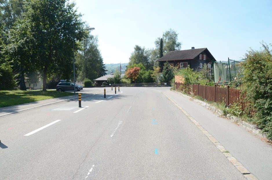 Rechtsabbiegen, 1. Teil Ligschwilstrasse - Schulhausstrasse 1.