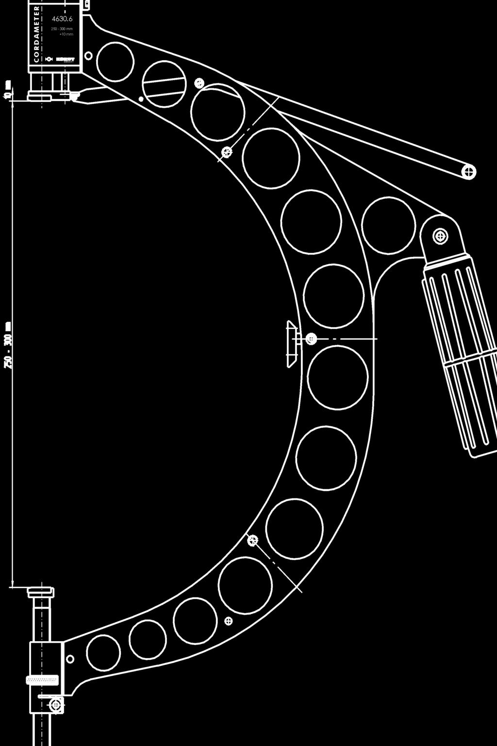 6 ORMTR 4630 Zubehör_ccessories_ccessoires hochgenauer einmessrachen mit großen, planparallelen Messflächen aus artmetall.