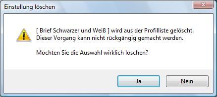 Profil (für Windows Benutzer) Profile löschen 1. Wählen Sie [Profilverwaltung] aus dem Rechtsklick-Menü aus.