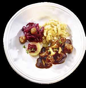 SAISON Wilde Zeiten Herbstzeit ist in der Gastronomie Wildzeit. Abgewandelte Klassiker bringen Abwechslung auf die Teller.