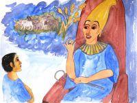 3. Wanderung nach Ägypten Die Karawane bringt Josef nach Ägypten und verkauft ihn an den Potiphar (Bürgermeister). Potiphars Frau gefällt Josef sehr gut und sie will ihn verführen.