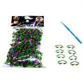 200 Stück Farbe Blau mit Haken und S-Clips 71 0,15 9900033330528 DIY Loom Bands ca.