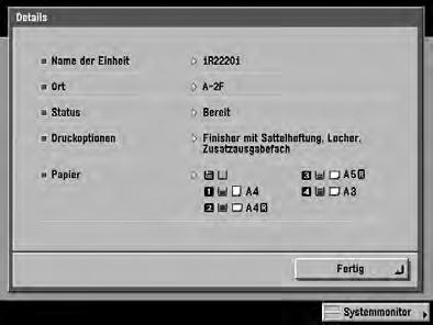 Wenn Sie die Einheit für die Tandemkopie verwenden wollen, berühren Sie die Taste [Tandemkopie] und entscheiden Sie, ob das System nach einem Fehler neu beginnen soll.