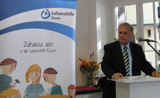 Bundesvorsitzender Robert Antretter eröffnet das Lebenshilfe Center (Bericht und Fotos L. Reuschel) Am 14.10.
