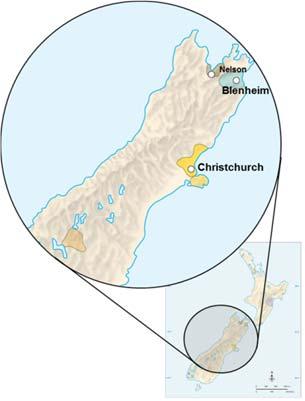 Weine Landkarten Neuseeland Lernziel: Die wichtigsten Weinanbaugebiete