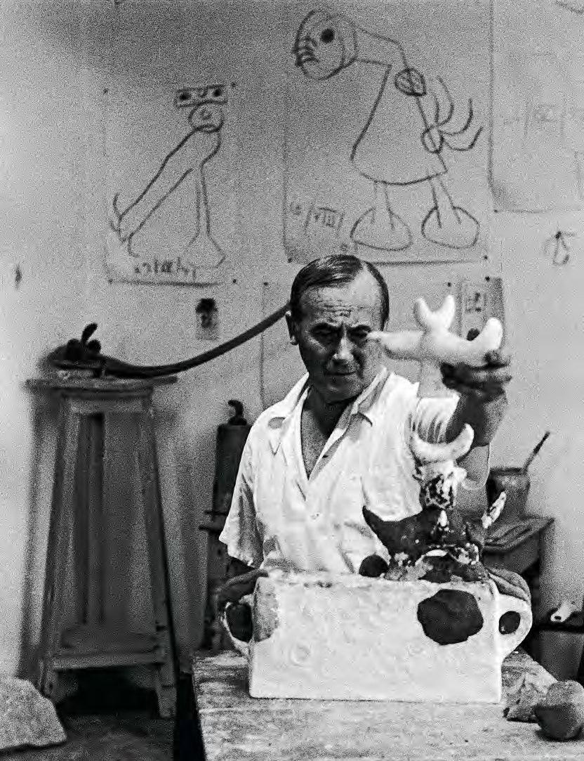 Die ungeheure Kraft in Joan Mirós Werk liegt in der Leichtigkeit, mit der es ihm gelingt, Dingen neue Funktionen zuzuweisen, die ihnen zugehörigen Bereiche zu mischen, neue Energie aus der