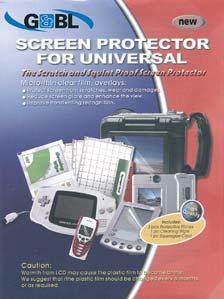 SPU3040 3040 Screen Protector Universal 1St/111 40 SCHUTZFILM FÜR PDA/PSP SCHIRME Dieser Schutzfilm