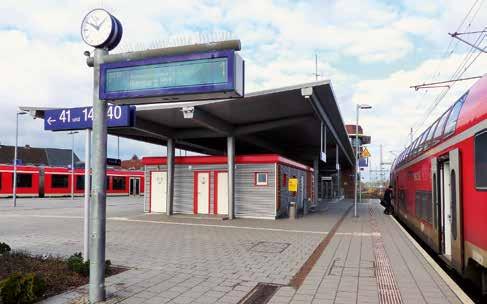 Standort Schleswig-Holstein Vom Bahnkreuz zur Mobilitätsdrehscheibe Verkehrsmodell Büchen Der Ausbau des Bahnhofs in Büchen schreitet voran.