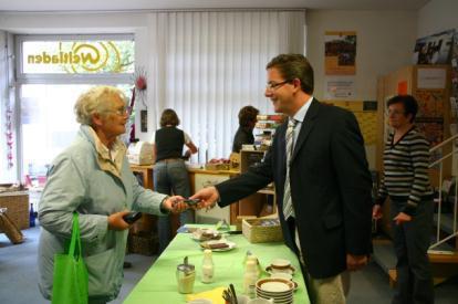 Bürgermeister Bio-Regional-Faires Frühstück