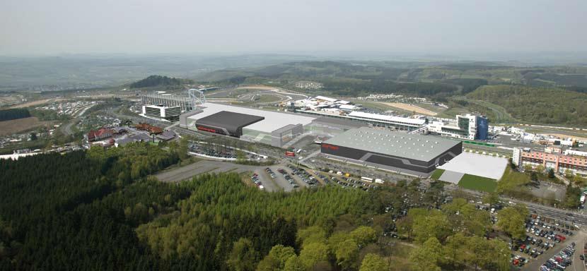 NÜRBURGRING 2009: GROSSPROJEKT MIT ENGEM ZEITPLAN Der Nürburgring soll zu einem ganzjährig betriebenen Freizeit- und Businesszentrum ausgebaut werden.